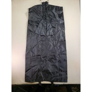 Dilana Garment Bag Black Textured Travel Protection Zipper Blazer & Coat Cover